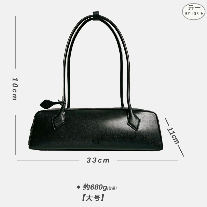 Bolso de salchicha de un solo hombro de productos calientes transfronterizos Bolso de palo francés de axila de moda europea y americana Bolso de mujer de un solo hombro de cuero de moda de primavera y verano