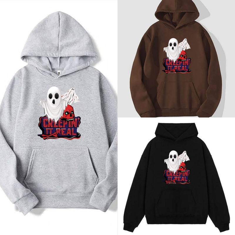 Ghosts Print Hoodie Hoodies for Men Men's Casual Wear