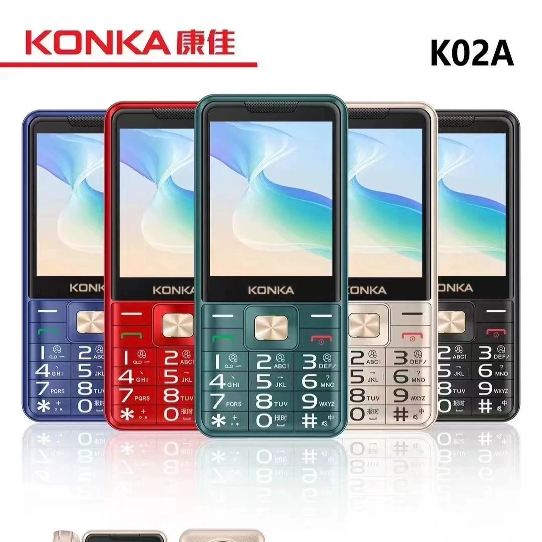 Konka, качественный экран для пожилых людей, аккумулятор, 02А, функция поддержки всех стандартов сетевой связи