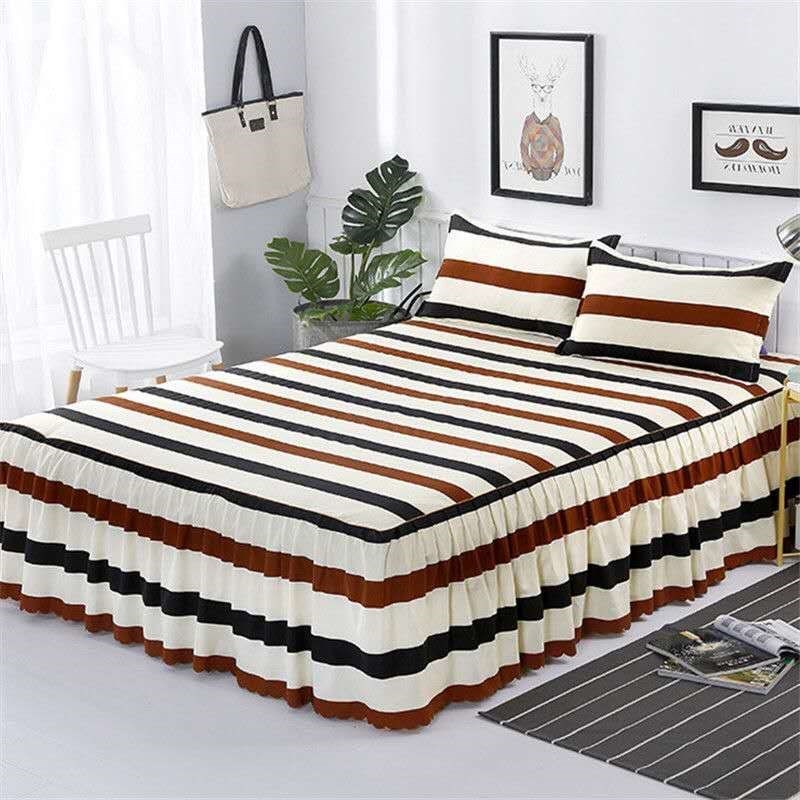 Bed skirt pillowcase 3 woolly bedsheet b...