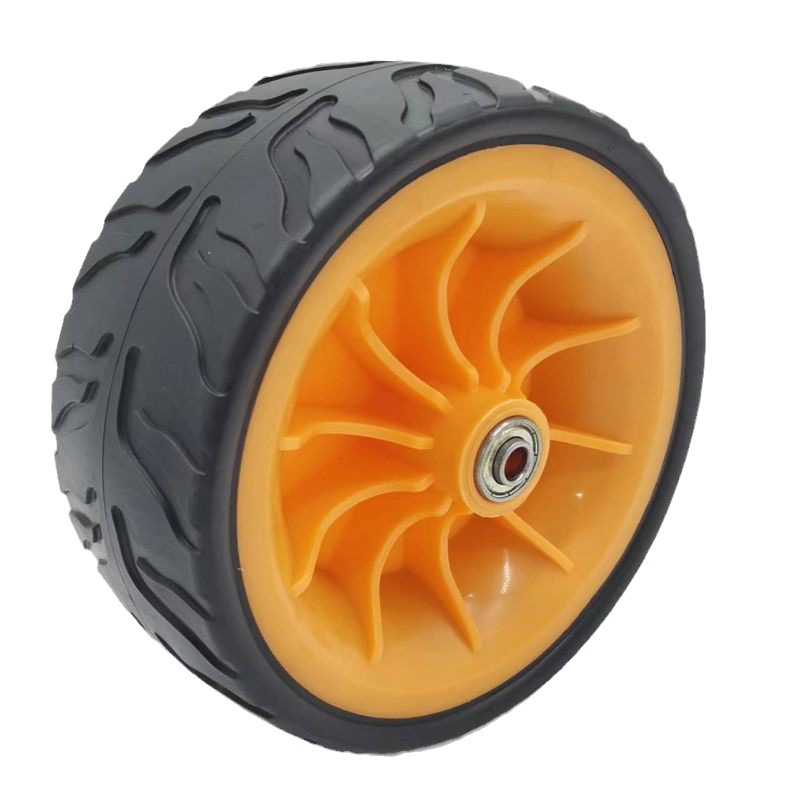 厂家直销7寸PVC塑料轮 布兜车儿童推车轮胎 手推车实心胎量大优惠