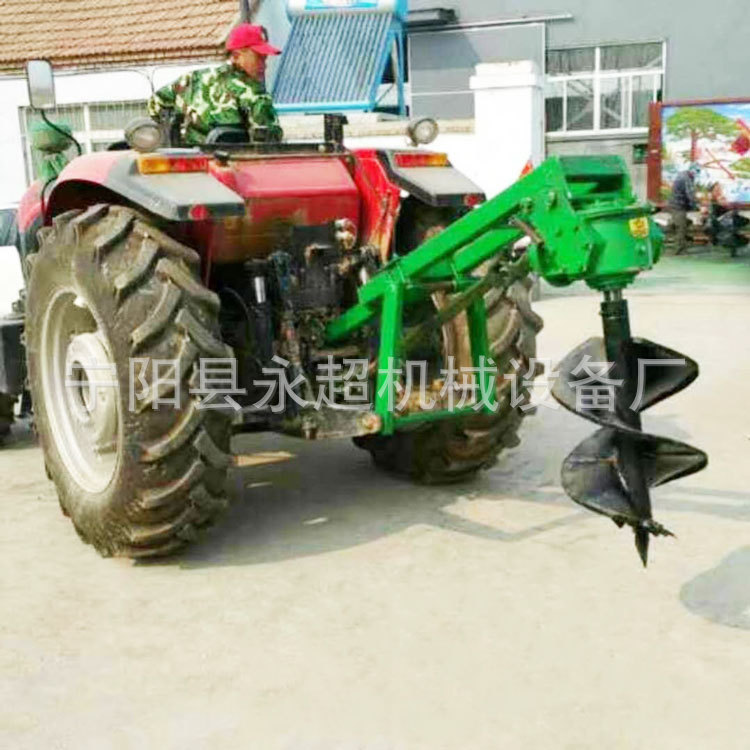 内蒙适用 杨树挖坑机悬挂式 栽树机 钻坑机   挖洞机四轮车配套