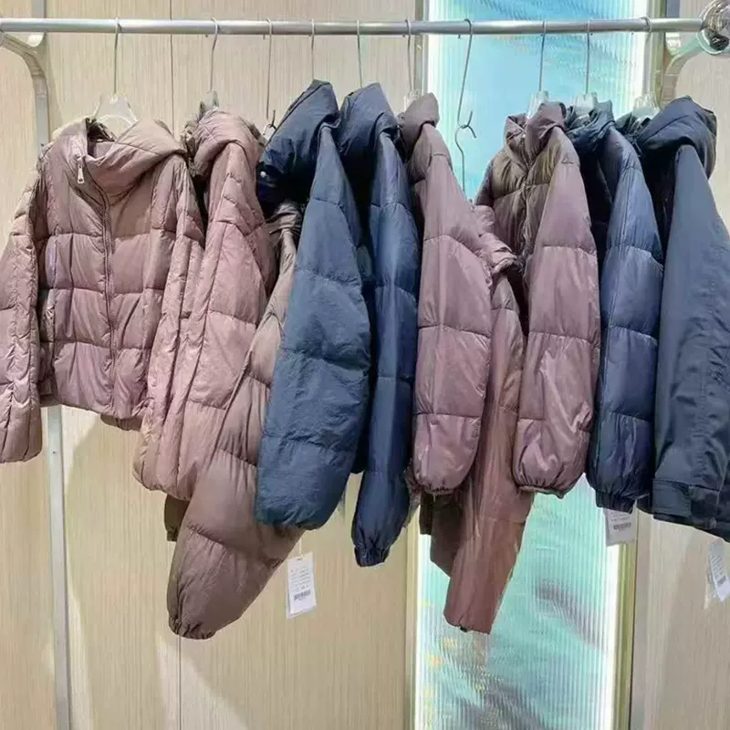 25冬巴宝茵白鸭绒御寒保暖连帽羽绒服品牌折扣抖音快手直播一手货
