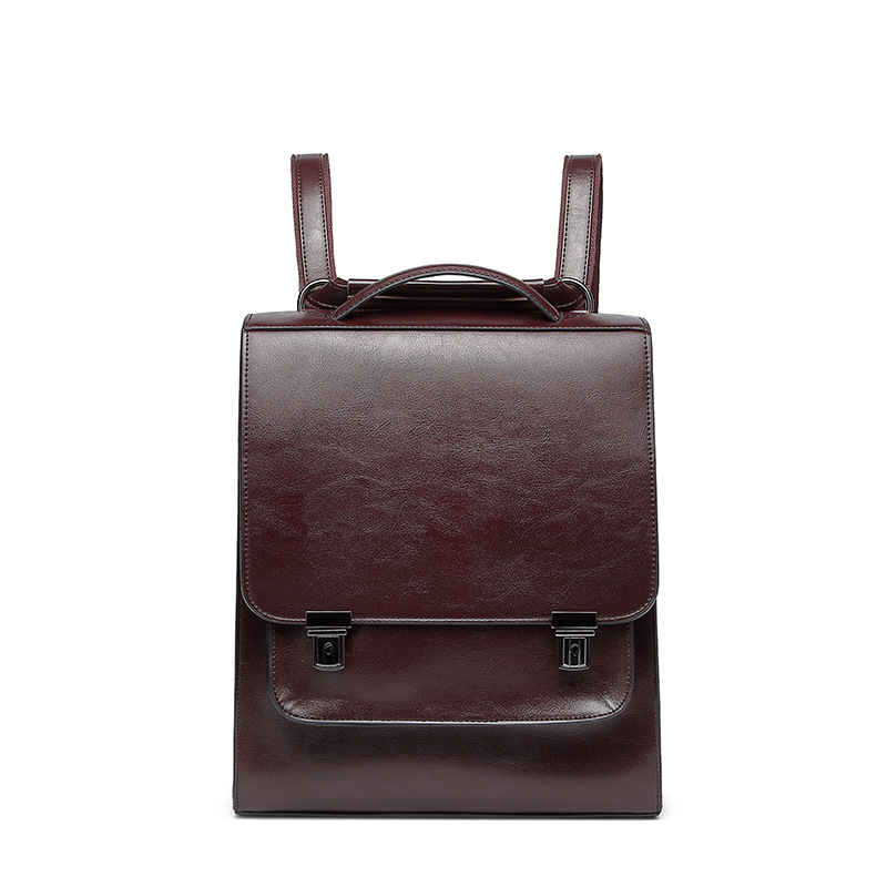 Capacious retro wear-resistant handheld backpack