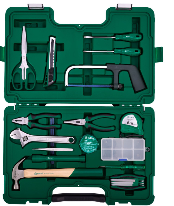 SATA世达 25件维修组套 06008 家用工具包 汽修组套装