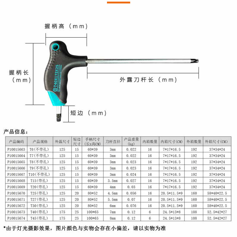 Ключ Т-образный Torx Peng Gong T8