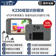 K230视觉模块 AI人工智能开发板CanMV人脸识别摄像头传感器超K210