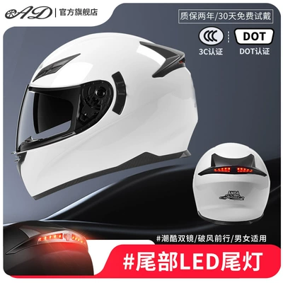 Motosiklet kaskı (dəbilqə) Men and Women Winter Motorcycle - snowflake-white-3cdot-certified-anti-fog-lens-one-size-fits-all-suitable-for-head-circumference-55-62