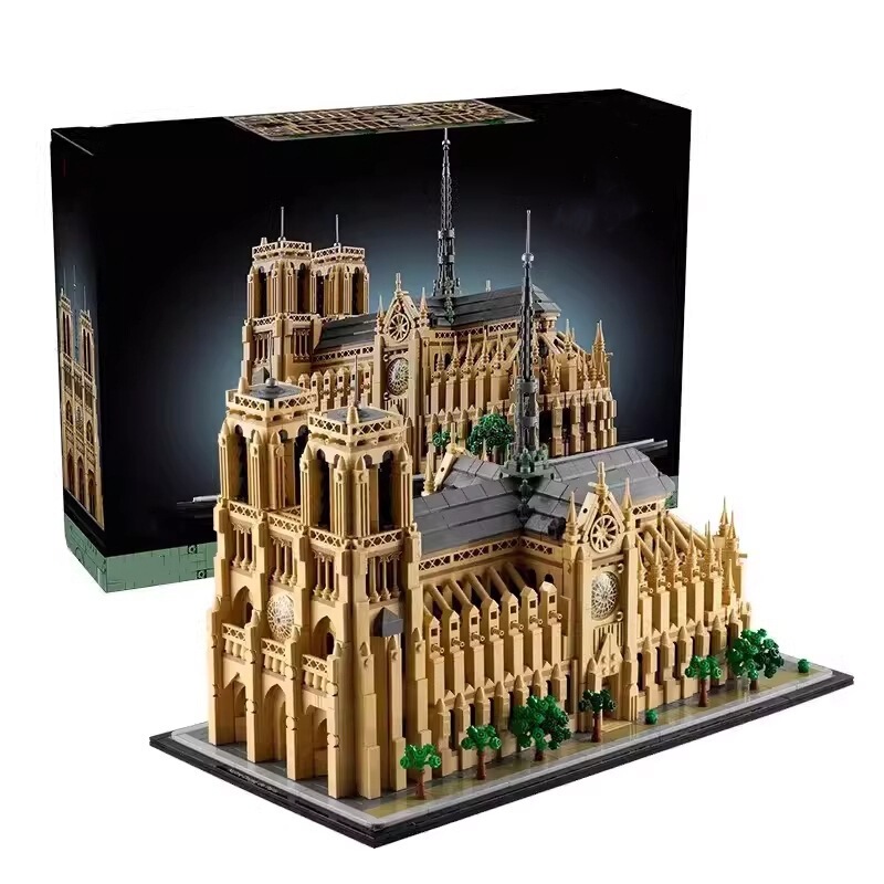 クロスボーダー 6626 クリエイティブ MOC ストリートビュービルディングノートルダムデパリ j2880 装飾品小粒子組み立てビルディングブロックおもちゃ|undefined