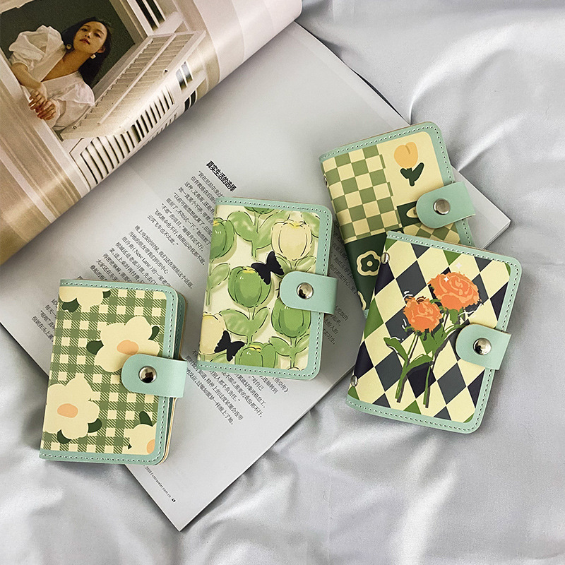 Inswind bolsa de tarjetas para mujeres de gran capacidad multi-tarjeta anti-damagnetizado certificado de conducción anti-robo bolsa de tarjetas compacta de alto nivel