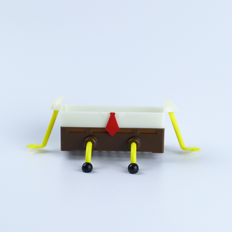 Lavado de platos de dibujos animados, limpieza de esponja, pequeño libro rojo, caja de jabón de cocina, canasta de drenaje de Bob Esponja, estante de drenaje, tazón de esponja