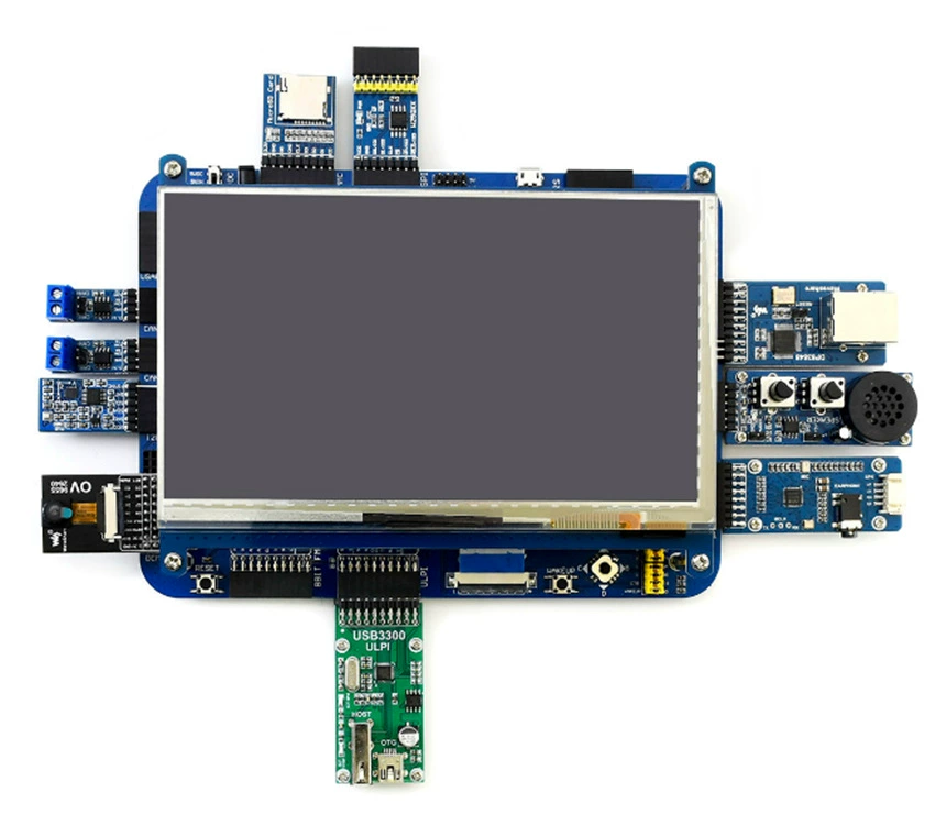 Плата разработки STM32H743iit6 учебная плата содержит 7 модулей Openh743i-C (упаковка A)