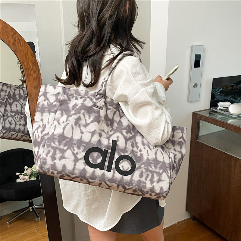 alo欧美瑜伽包单肩帆布包托特包购物手提包户外运动健身包亚马逊|undefined