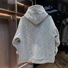 秋冬新款连帽卫衣长袖上衣加绒休闲韩版帅气运动打底衫潮男特大码