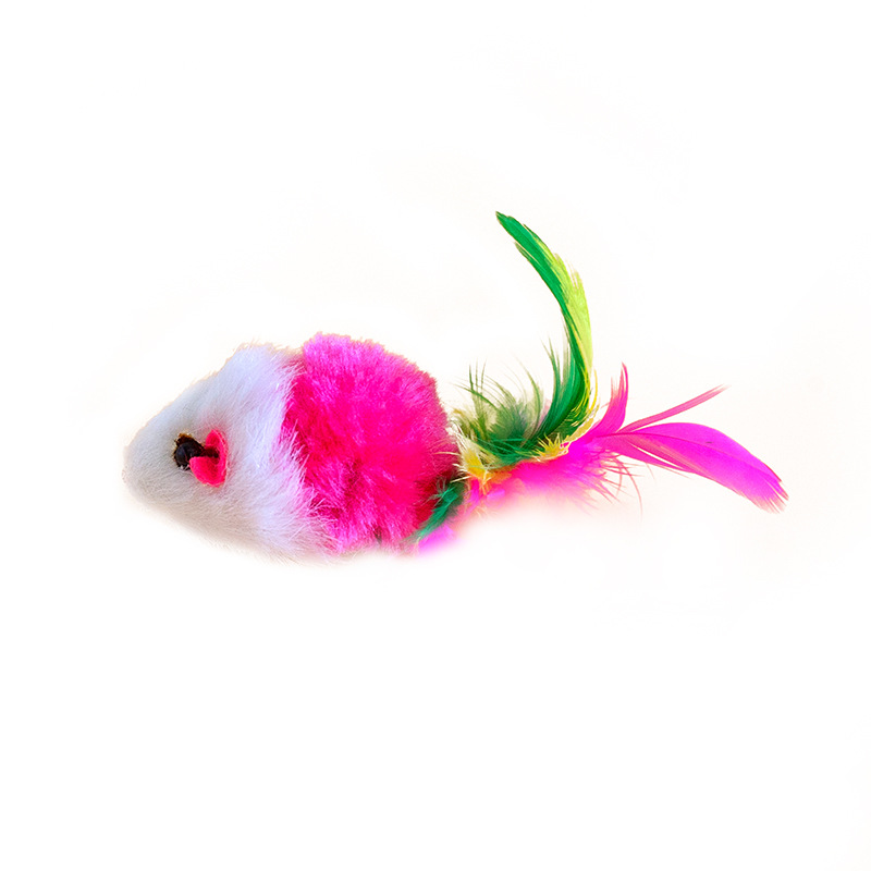 Jaula de juguetes para gatos, ratón de peluche, bola de lana, bola de peluche, juguete para gatos para aliviar el aburrimiento