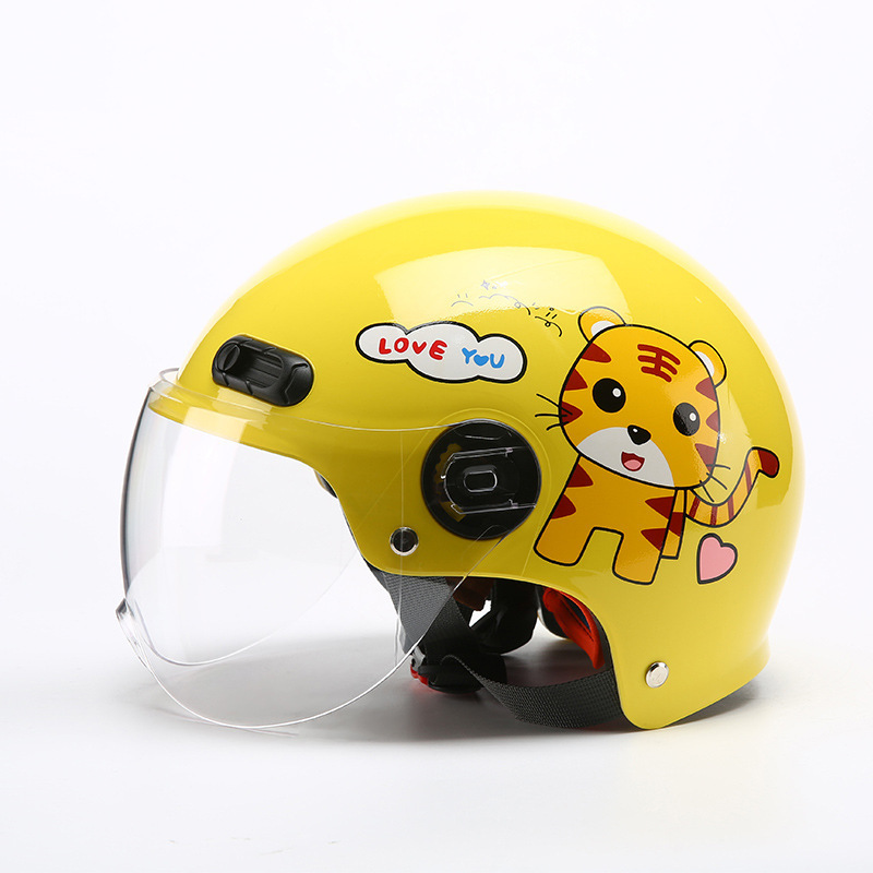 Motorcycle Helmet for Boys and Girls, Electric Vehicle Helmet
