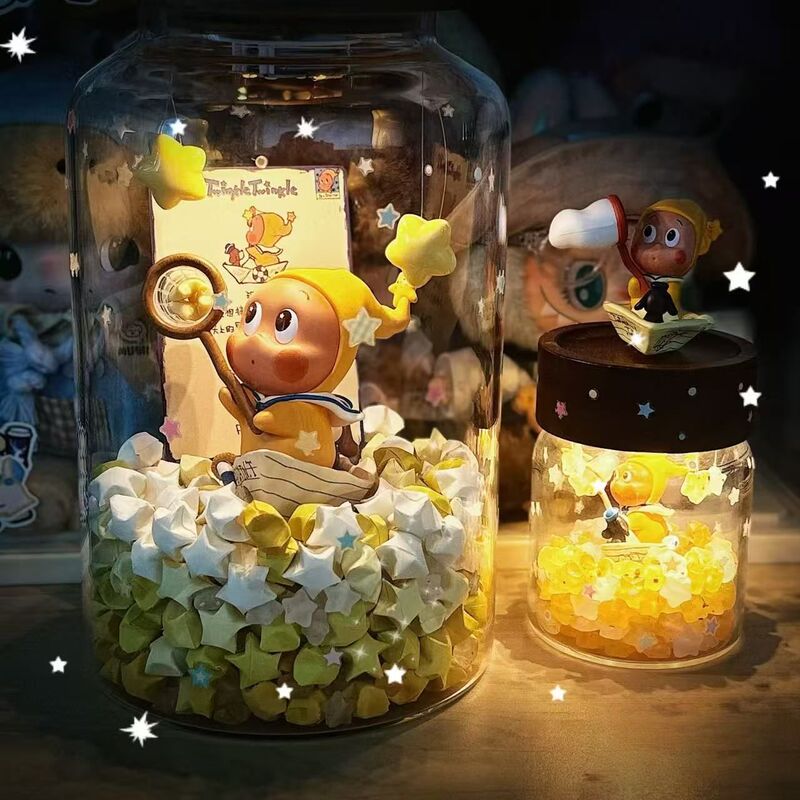 Star Man Night Light Blind Box Storage Jar DIY Star Bottle Decorative Ornament Emotional Decompression Healing Gift Star Man Night Light Blind Box Storage Jar DIY Star Bottle Decorative Ornament Emotional Decompression Healing Gift