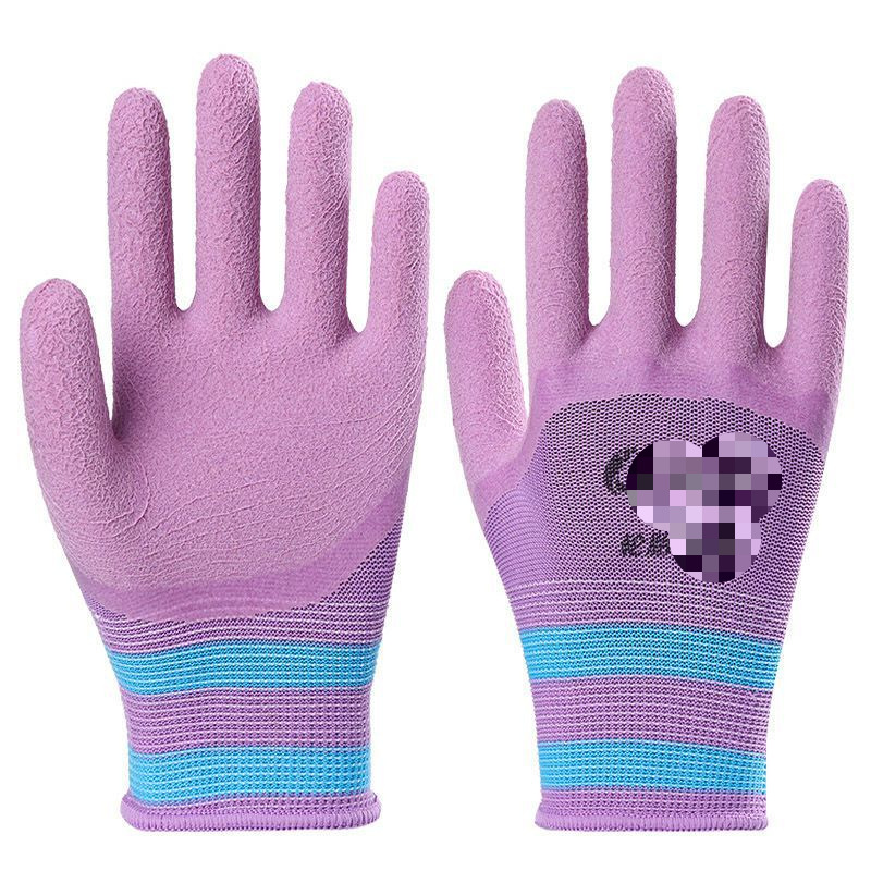 轮胎橡胶手套女士小号L308工作干活劳动防水防滑胶皮建筑工地批发