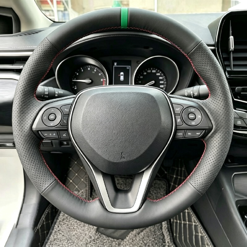 Toyota Camry, Avalon, Revo steering wheel cover, Corolla steering wheel cover, four-season hand-sewn steering wheel cover