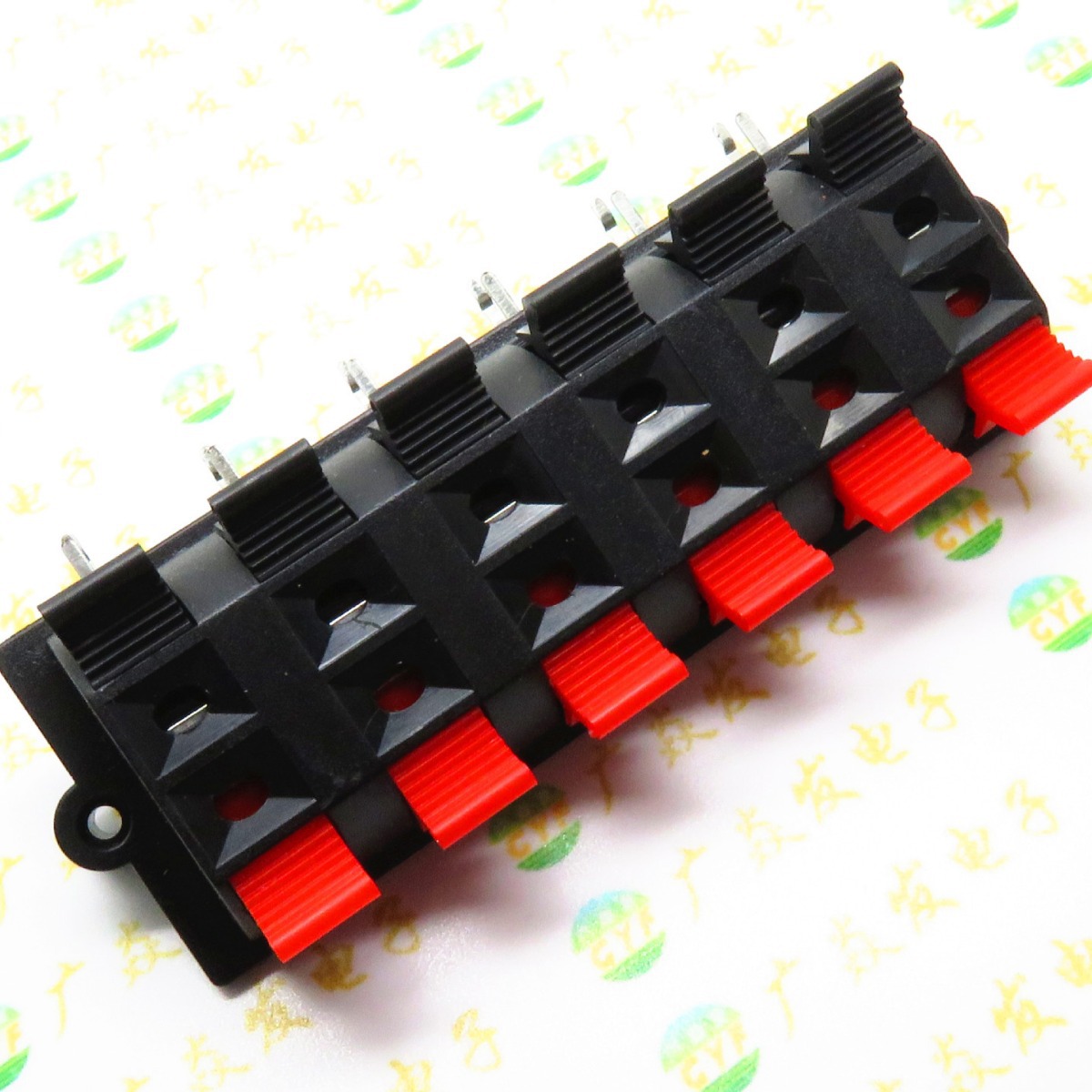 WP12-1 电源面板线夹 喇叭夹 音箱线夹 接线夹 音频线夹 双排12位