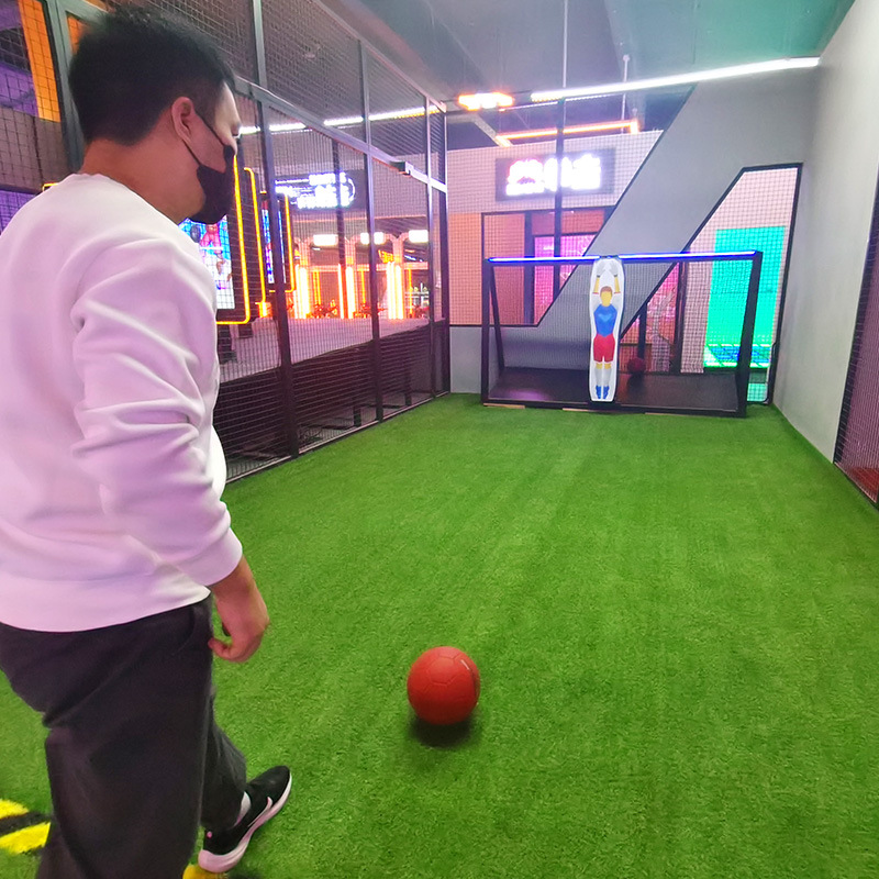 Movimiento digital inteligente interactivo deportivo simulador experimental pabellón parque de atracciones fútbol equipo de entretenimiento interior experiencia de fútbol