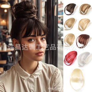 Foreign Trade Chemical Fiber Hair Air Bangs Wig Summer Light Fake Bangs Natural Forehead Invisible Seamless Bangs