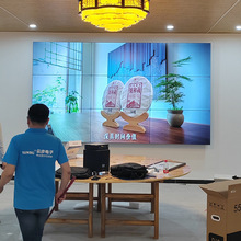 液晶拼接屏无缝电视墙55寸监视器展厅会议直播LED显示屏大屏幕3.5
