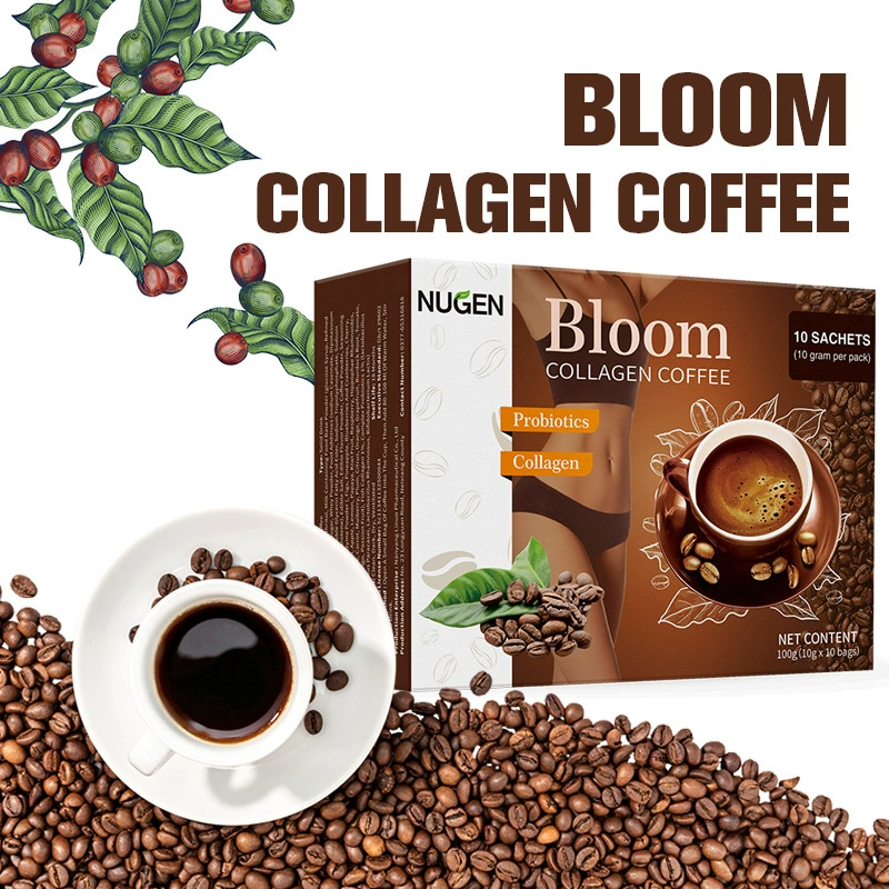 Для внешней торговли кросс-бордер долина, кофе коллаген кофе Bloom Collagencoffee белый кофе