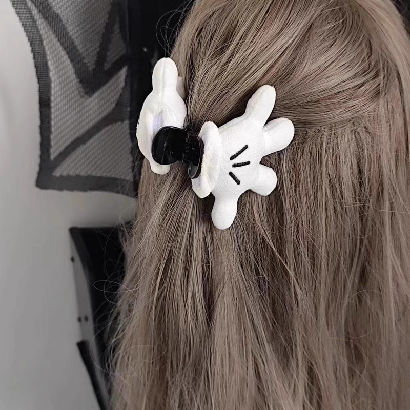 新しいクリエイティブな個性かわいいミッキーハンドグリッパーインスタイル立体人形ヘアピンパームミッキーハンドグリッパー|undefined