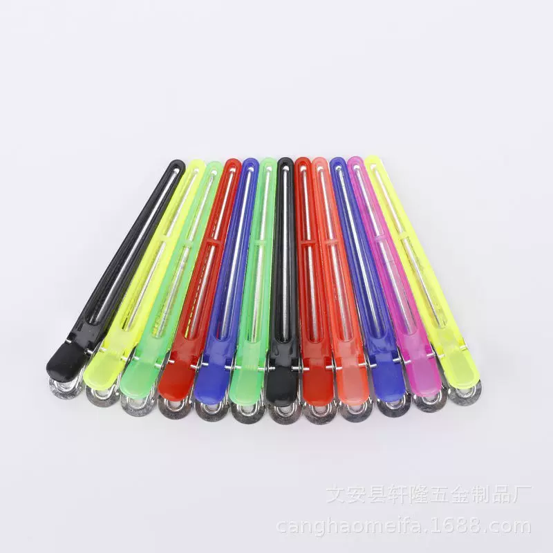 染发工具一次性美发无痕鸭嘴夹/染发用品分区定位夹家用发夹批发