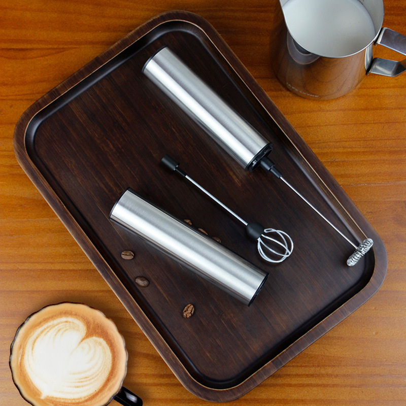 Agitador de leche, barra de agitación eléctrica, batidor de café, batidor de leche, batidor de crema, batidor de leche, batidor de mano