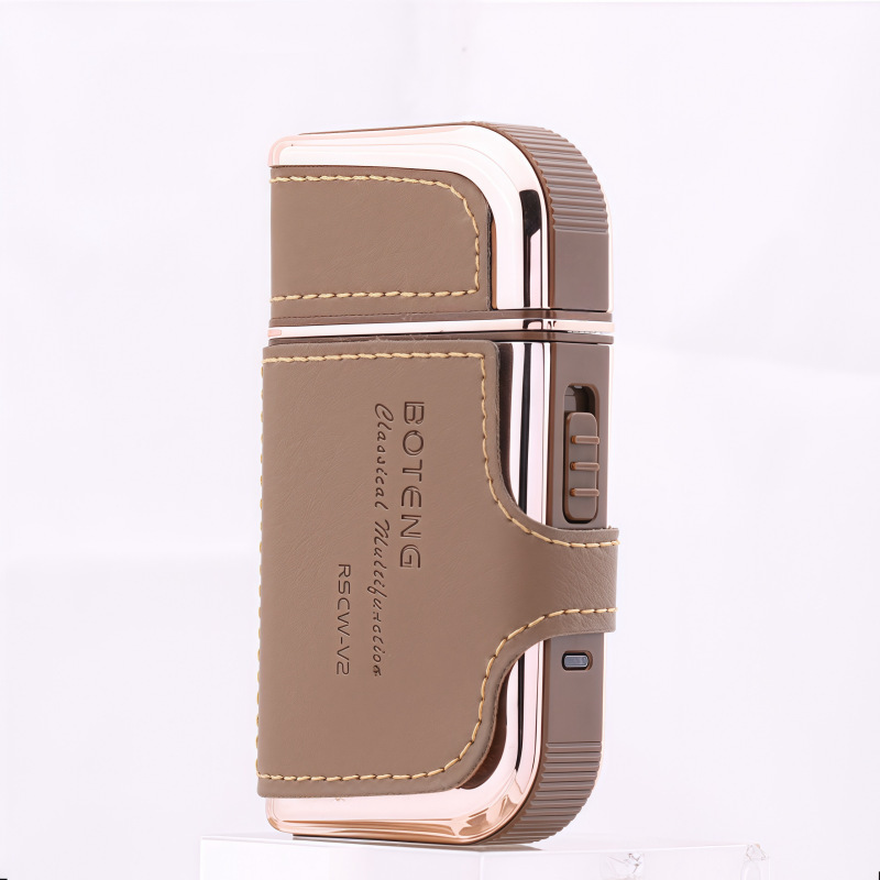 Electric Rechargeable Shaver Reciprocating Shaver with Mirror Portable Beard Shaver Gift Box