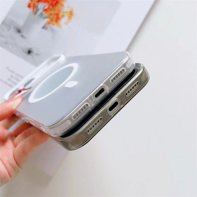 简约彩银磁吸适用iPhone17promax手机壳IMD跨境苹果16防摔保护套|undefined