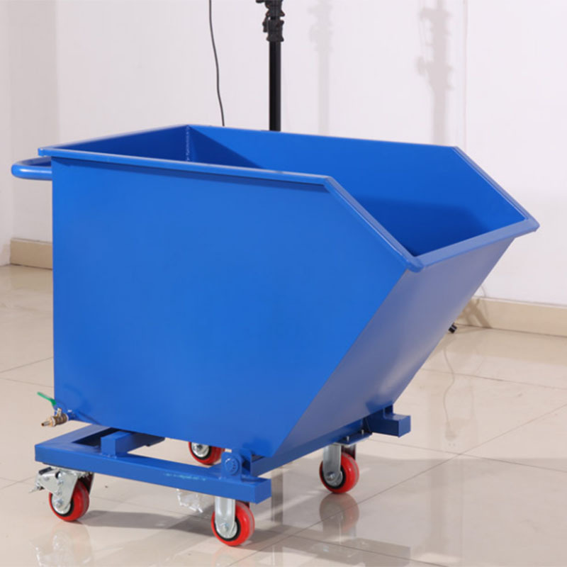 厂家制定铁屑车 收集铁屑废料便于运输倾倒 承重强 设置排油阀