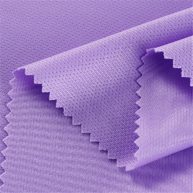 全涤鸟眼 75d三级t恤面料吸湿排汗功能运动速干面料米通布