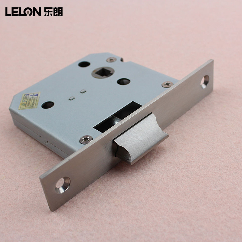 Acero inoxidable 304 bloqueo de canal de lengüeta única cerradura de lengüeta sólida cerradura de puerta de acero a prueba de incendios CE Certificación de bloqueo estándar europeo