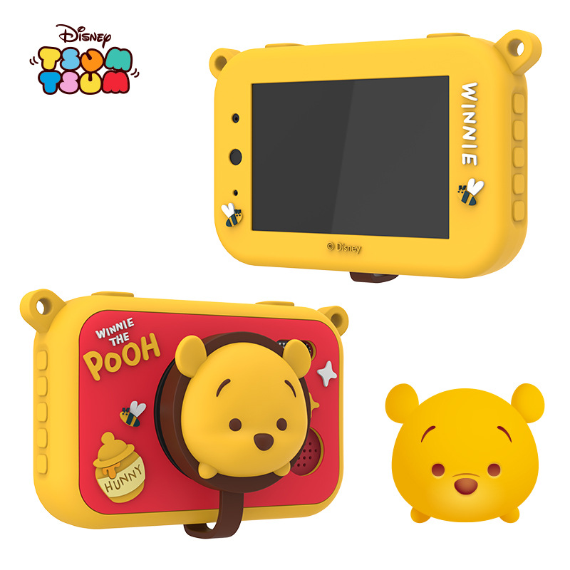 Cámara de fotos para niños genuina 4000W píxeles Mickey Strawberry Bear HD cámara digital de dibujos animados