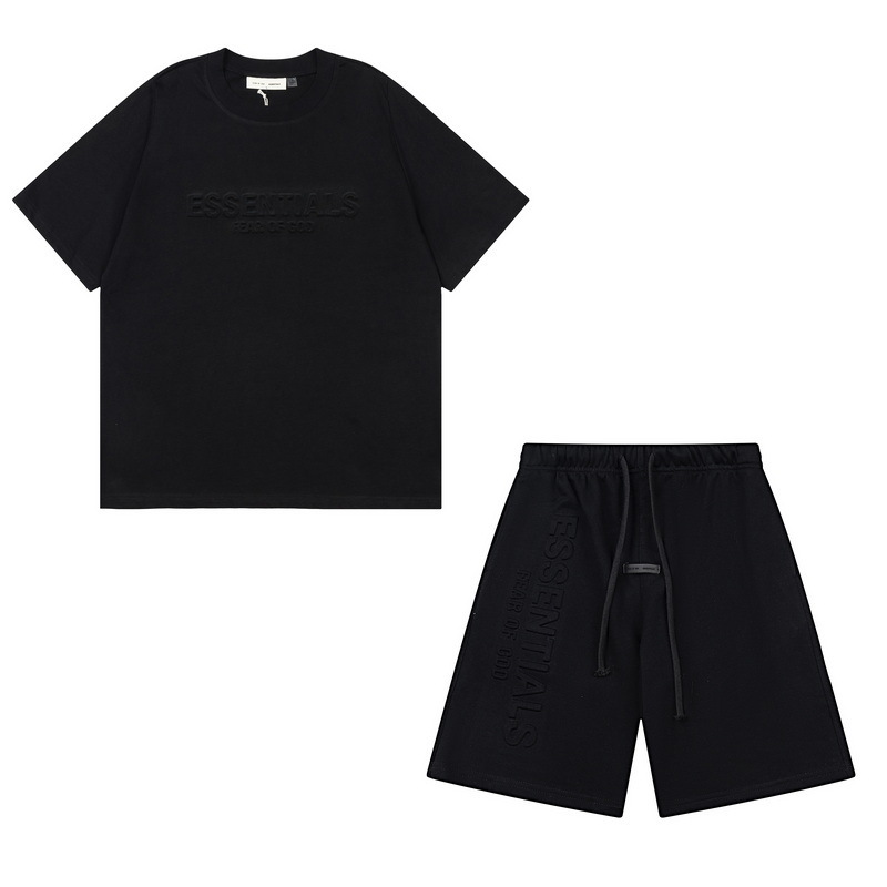 Nueva Sudadera con Capucha FEAR OF GOD ESSENTIALS con Letras Estampadas, Unisex, Casual, Holgada, con Forro Polar, Moderna