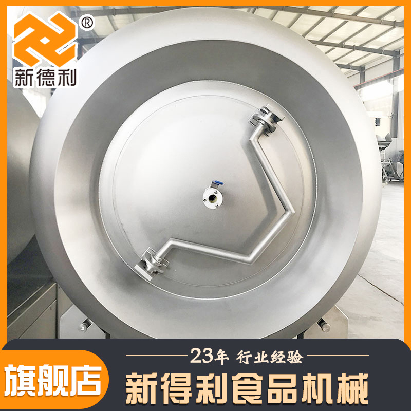 全自动牛肉入味机器商用1000L海带腌制设备盐酥鸡变频真空滚揉机