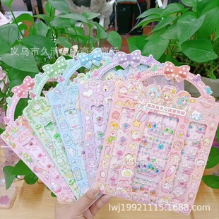 HL002 Magic Fairy Heart Selection Decorative Sticker Acrylic Modeling Diamond Sticker Jiubei 30 Boxed Acrylic Diamond Sticker