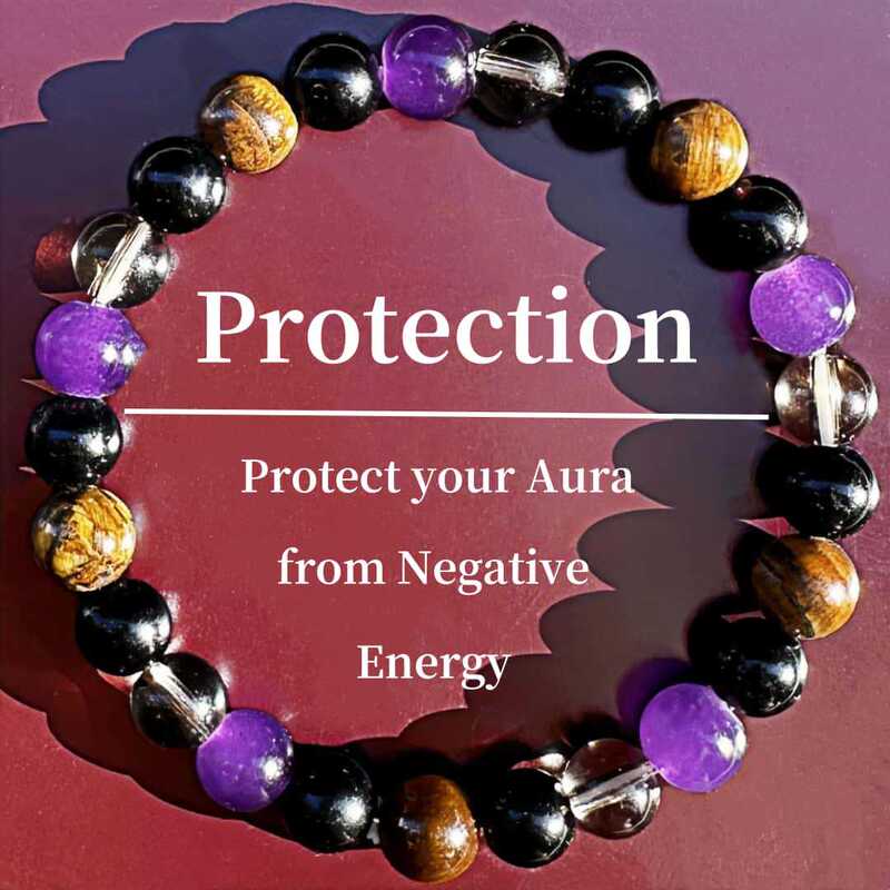 TK cross-border explosive bracelet tiger eye stone tea crystal amethyst obsidian fashion bracelet in stock wholesale