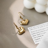 Брендовые ретро модные серьги, не выцветает, простой и элегантный дизайн