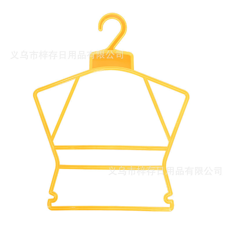 儿童衣架塑料老赵品牌转头小孩套装衣架塑料宝宝连挂架婴儿衣裤架|undefined