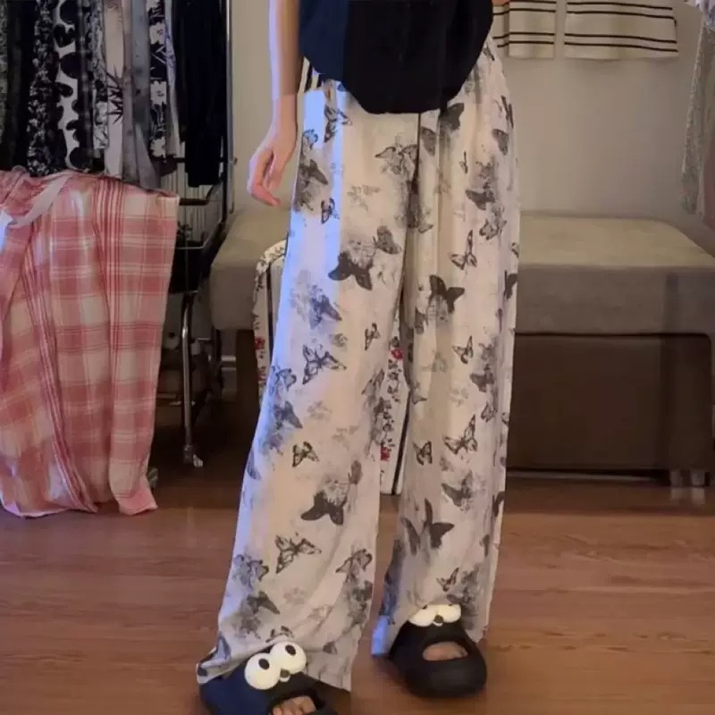 [5 días de preventa] [Pantalones de seda de algodón] Pantalones de pijama de seda de algodón para mujer