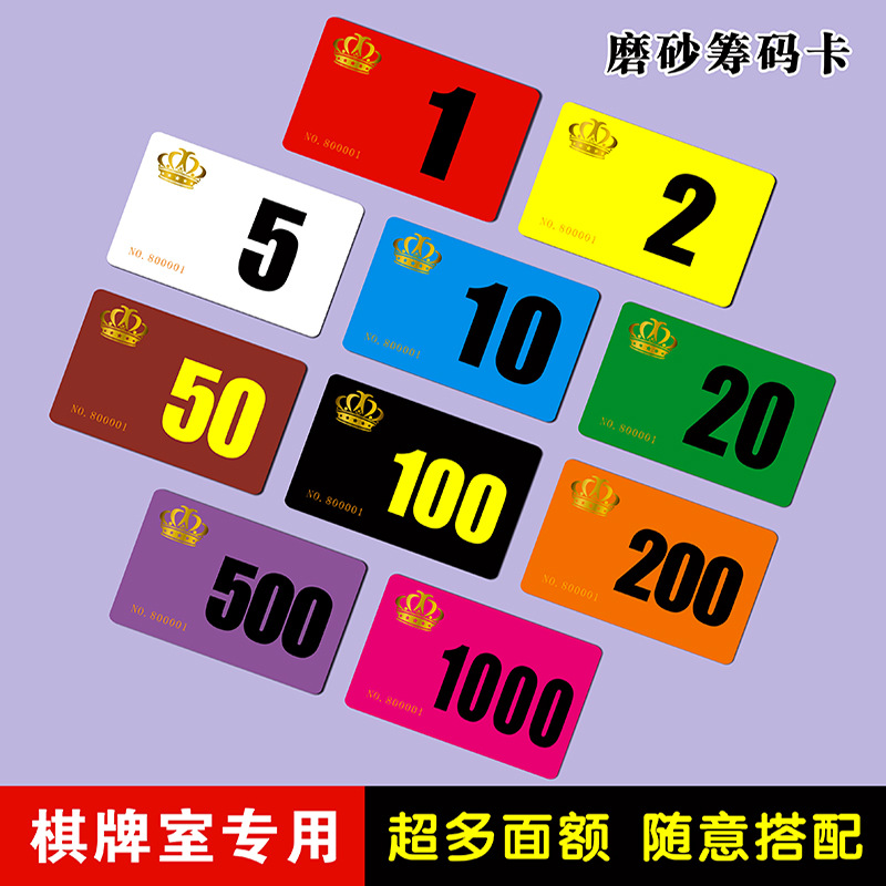 Durable Pvc Plastic Game Cards for Card Rooms, Mahjong Halls, and Entertainment Venues, Thickened Dice