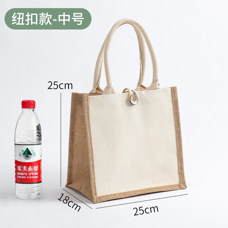 麻袋現物卸売りdiy黄麻レジ袋環境保護麻布手提げ袋麻布バッグ印刷ロゴ|undefined