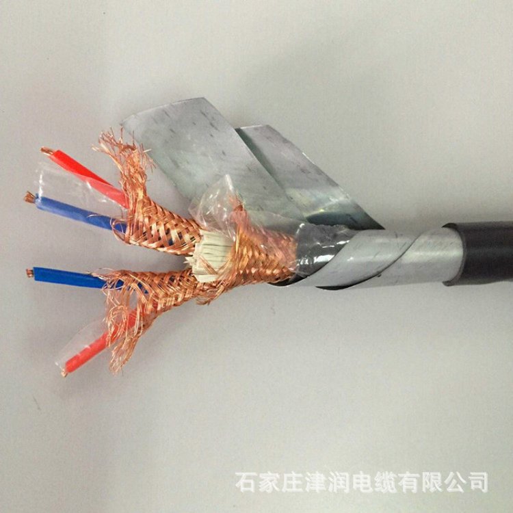 铠装屏蔽计算机电缆NH-DJYPVR耐火信号电缆RVSP22