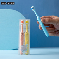 Ten Thousand Hair Children's Toothbrush 2 Pack 3-6 Years Old Candy Color Baby Soft Yunrou Ten Thousand Hair Toothbrush Manufacturer Wholesale