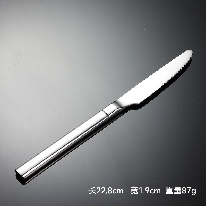 エーン304ステンレスナイフとフォークスプーン西食器多規格騎士鏡面研磨角柄会社プレゼント|undefined