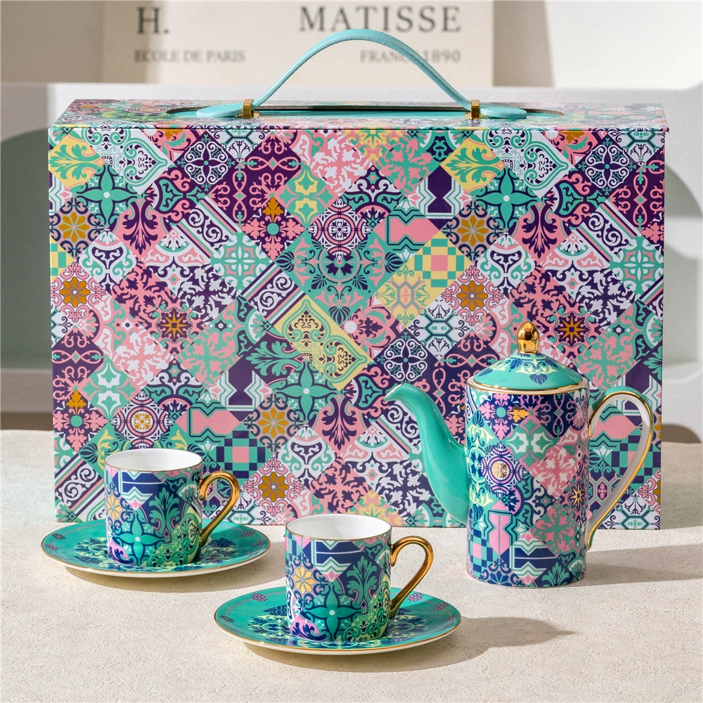 Coffee ceramic tea cup, gift box, set, style, for beloved